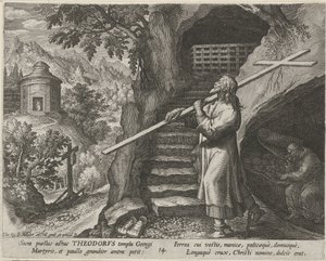 San Teodoro Tiro como ermitaño La vida virtuosa de los ermitaños (título de la serie) Trophaeum vitae solitariae (título de la serie)