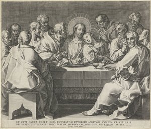 Última cena de Johann Sadeler (I)