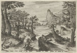 Narciso Paisajes con escenas mitológicas (título de serie)