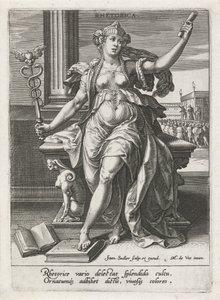 Retórica Retórica (título sobre objeto) Las siete artes liberales (artes liberales) (título de la serie) de Johann Sadeler (I)