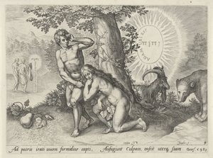 Caída del hombre Caída del hombre (título de la serie) de Johann Sadeler (I)