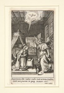 La Anunciación de Johann Sadeler I