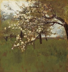 Manzano en flor de Johann Sperl