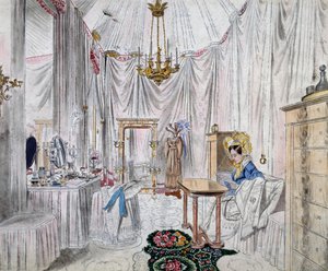 Vestidor de la Emperatriz Carolina Augusta en el castillo de Viena de Johann Stephan Decker