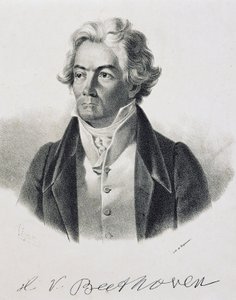 Retrato de Ludwig van Beethoven de Johann Stephan Decker
