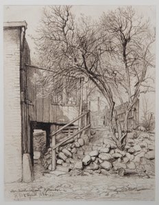 antigua colina del molino cerca del Millernthor de Johann Theobald Riefesell