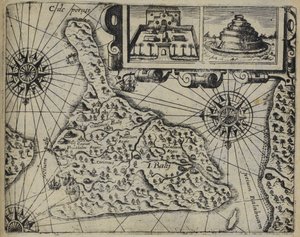Isla de Bali (Indonesia), una falsificación de la isla de Bali de Johann Theodor de Bry