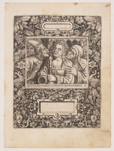 Placa de Emblemata Nobilitati et Vulgo Scitu Digna de Johann Theodor de Bry
