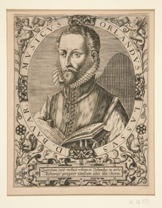Retrato de Orlando Lassus, de J.J. Boissard, de Johann Theodor de Bry
