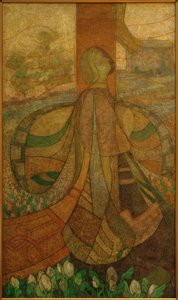Madonna en la tierra de los tulipanes de Johan Thorn Prikker