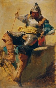 Hombre con armadura del siglo XVII. de Johann  Till der Jüngere