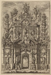 Arco triunfal para Carlos V de Johann Ulrich Kraus, after Peter Schubert von Ehrenberg