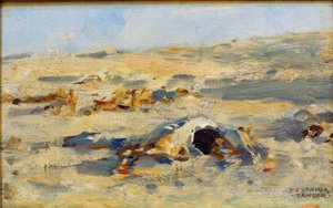 El desierto cerca de Tánger de Johann Victor Krämer