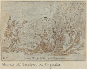 Coro de pastores y Ergasto, 1640