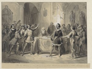 El duque Guillermo se relaciona con los nobles y las ciudades de Holanda