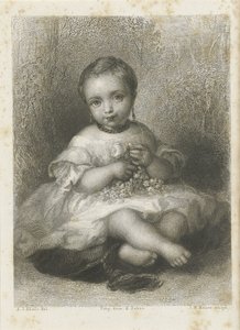 Retrato de una chica desconocida de Johann Wilhelm Kaiser (I)