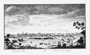 Vista de Tara, ca 1735 de Johann Wilhelm Lürsenius