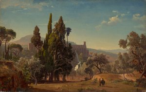 Vista de Tívoli de Johann Wilhelm Schirmer