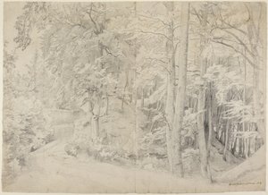 En el hayedo de Johann Wilhelm Schirmer