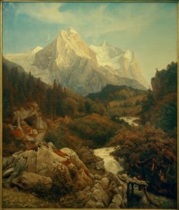 El Wetterhorn de Johann Wilhelm Schirmer