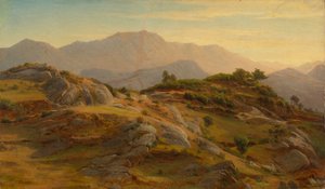Paisaje en Civitella de Johann Wilhelm Schirmer