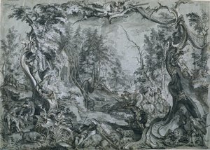San Deicolus y el Jabalí, 1747-1748