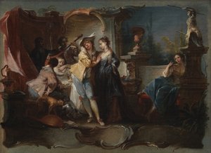 El hijo pródigo viviendo con rameras