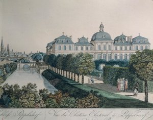 Palacio de los Príncipes Electores en Poppelsdorf, cerca de Bonn, por Johann Ziegler