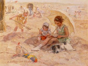 Beach Pleasure (óleo sobre lienzo)