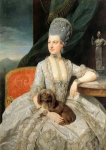 María Cristina de Austria / Zoffani de Johan Joseph Zoffany