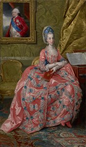 Retrato de la Archiduquesa María Amalia de Austria, Duquesa de Parma, c.1778 de Johan Joseph Zoffany
