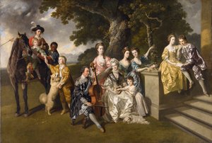 La familia de Sir William Young de Johann Zoffany