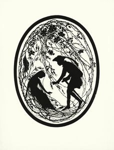 Roseta de espigas (litografía) de Johanna Beckmann