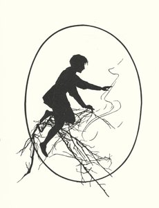 Johanna Beckmann silueta (litografía)