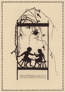Silueta de un cuento de Hans Christian Andersen (litografía) de Johanna Beckmann