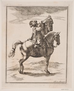 Un trompetista a caballo de Johanna Fosie
