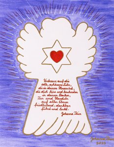 El ángel con la Estrella de la Paz de Rosental de Johanna Thier