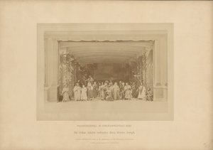 Pasión de Ober-Ammergau - Los hijos de Jacob venden a su hermano José de Johannes Bernhard