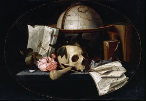 Bodegón de vanitas, c.1655 de Johannes Borman