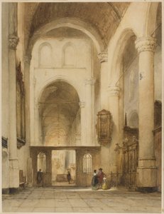 Interior de la iglesia de Johannes Bosboom