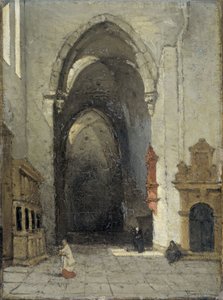 Interior de la catedral de Tréveris de Johannes Bosboom