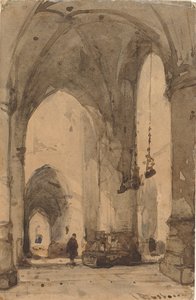 Interior de la Sint-Bavokerk de Haarlem de Johannes Bosboom