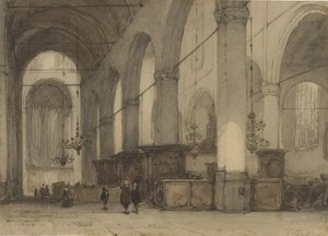 Interior de la iglesia de Johannes Bosboom