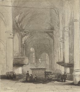 Interior de la iglesia de Johannes Bosboom