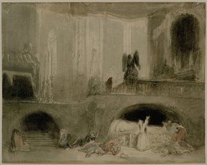 Escena de la ópera Guido et Ginevra de Johannes Bosboom