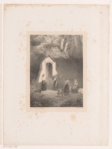 Cuatro chicas en un pozo de Johannes Christiaan d