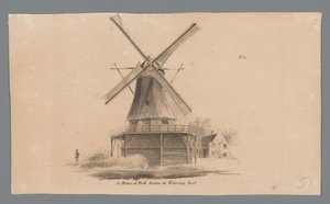 Vista del molino de Vink fuera del Weteringpoort
Mill de Vink fuera de Wetering Poort (título en el objeto) de Johannes Cornelis van Pappelendam