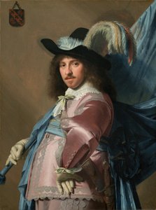 Andries Stilte como abanderado de Johannes Cornelisz Verspronck