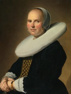 Retrato de una dama, firmado en el centro a la derecha: J. Verspronck...