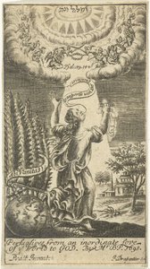 Mujer es llevada al cielo de Johannes Drappentier (voor 1669 na 1713)